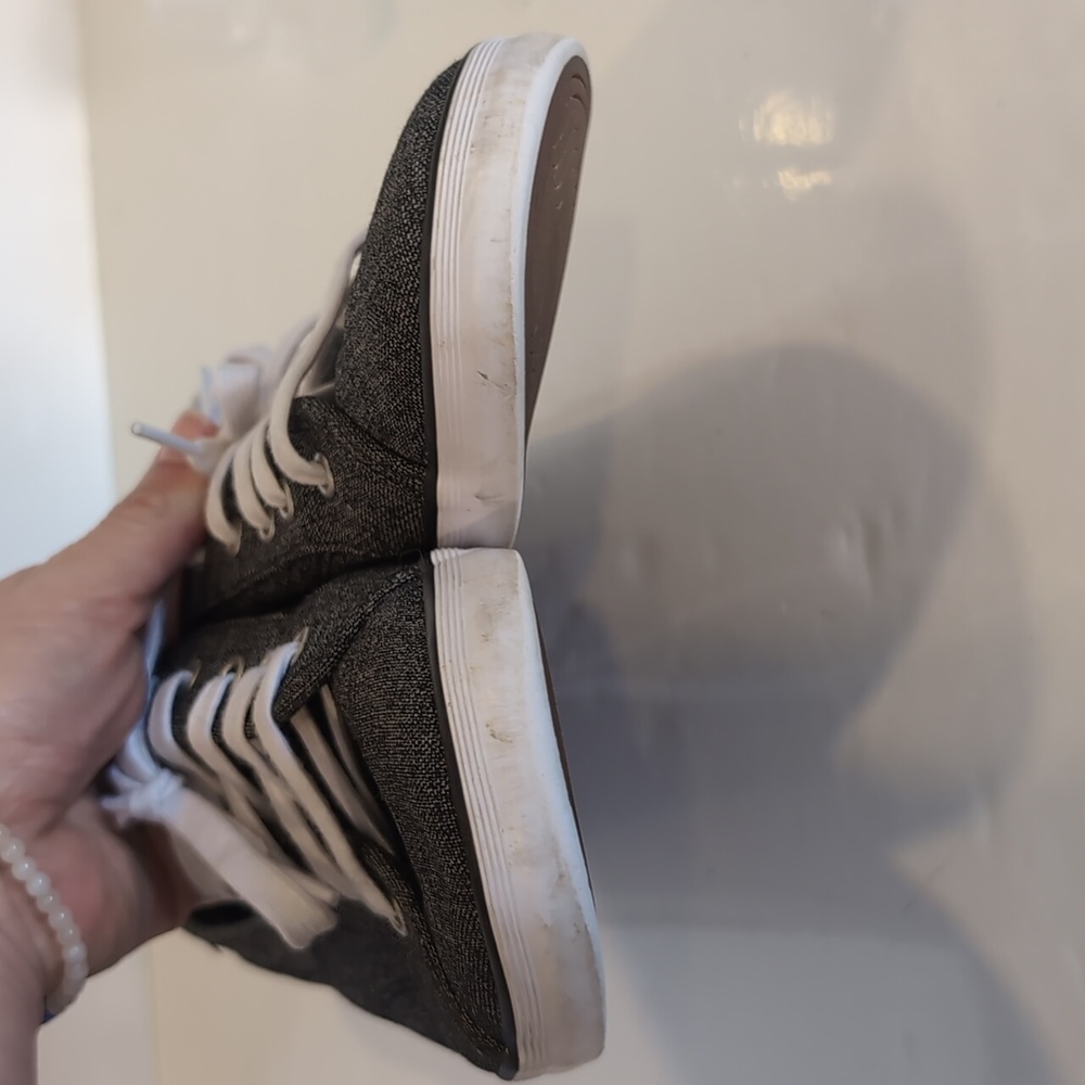Keds Coursa Heathered Black Shoes Lace Up Casual Fabric Sneakers Womens Size 8 - Picture 10 of 16
